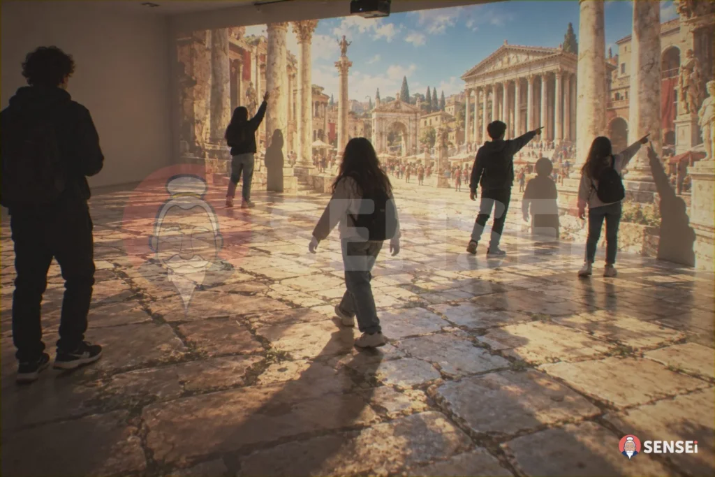 L'aula immersiva alle medie e alle superiori: STEM, storia, lingue